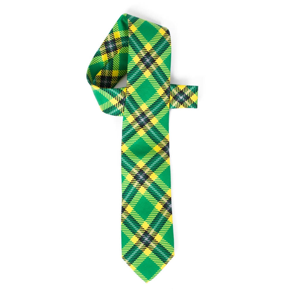 Classic Oregon O, Green, Necktie, Silk, Accessories, Timeless, Plaid, Tartan, 969015